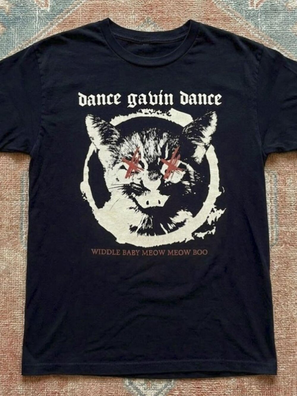 Black Dance Gavin Dance band Widdle Baby t-shirt
